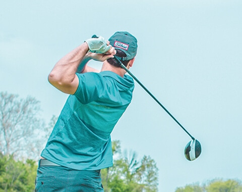 GOLF 強い紫外線から目を守り、ボールの弾道を捉えます 好きな音楽で集中力もアップ